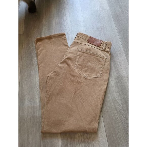 Brooks Brothers Red Fleece Mens Corduroy Pants W35/L32 Khaki - Picture 1 of 5